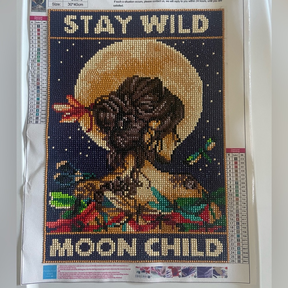 Finished diamond art